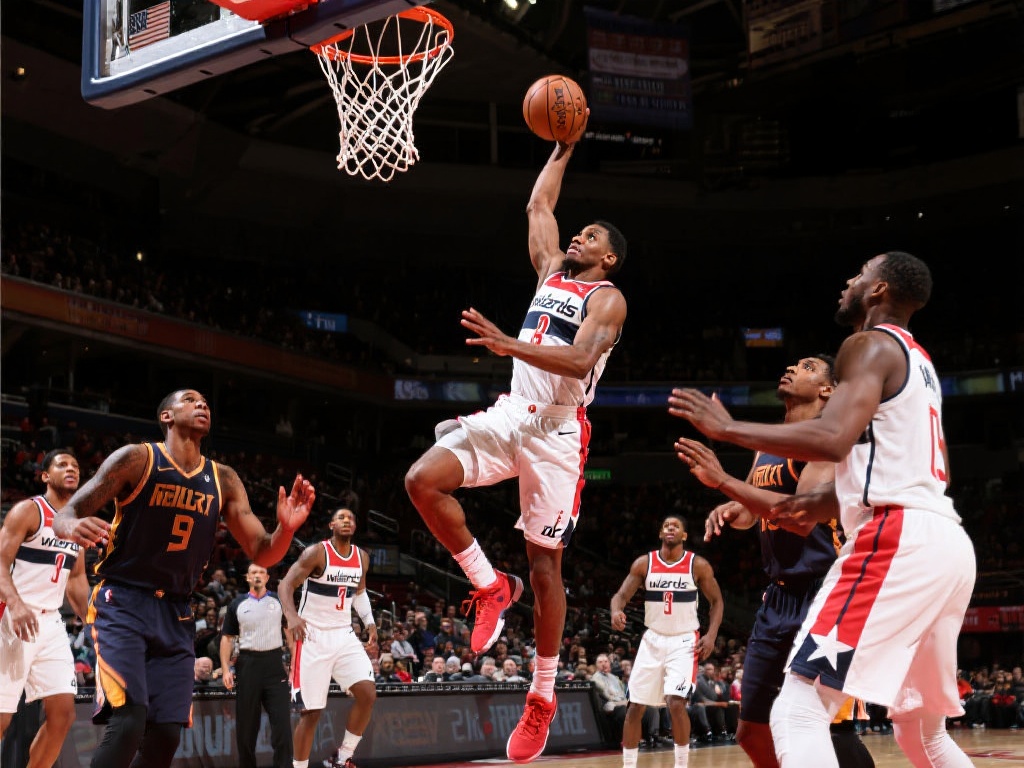 随后，古德温以令人惊叹的爆发力高高跃起，